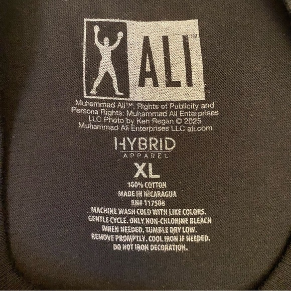 Muhammad Ali Men's Black T-Shirt The Greatest of All Time Graphic Size XL - NWOT - Picture 8 of 8